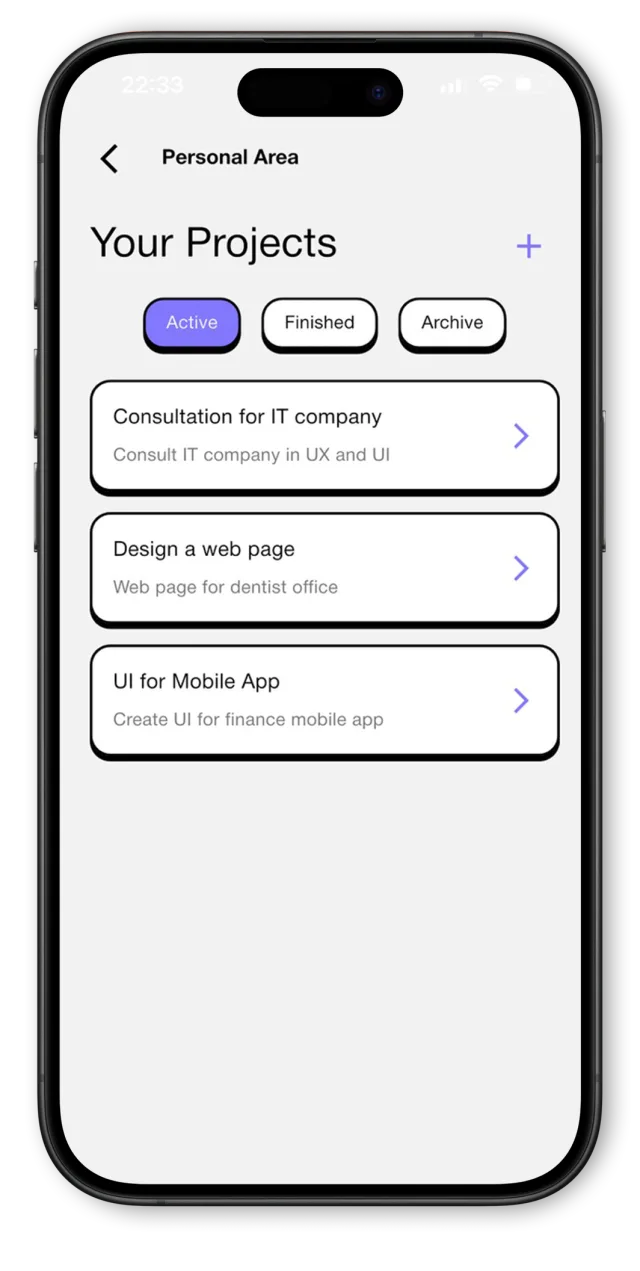 Project view